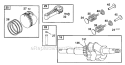 Page C Diagram and Parts List for 1053-0  Briggs and Stratton Pressure Washer